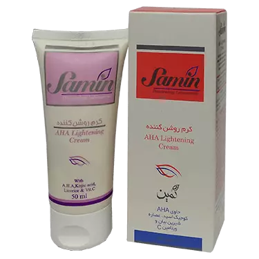 کرم روشن کننده آلفا هیدروکسی اسید 12 درصد ثمین